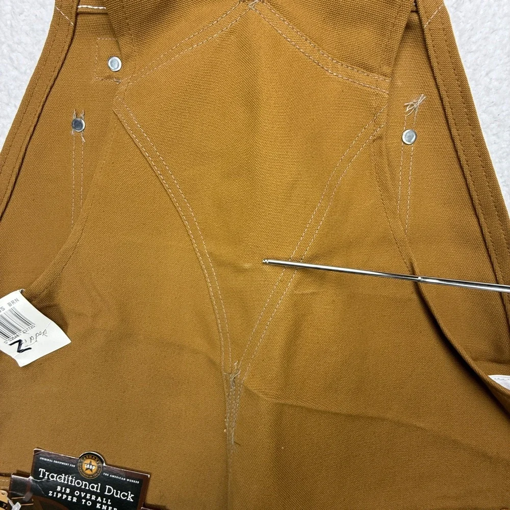 Carhartt Traditional Duck Bib Overalls Mens 36x30 R05 BRN Brown USA NWT NOS